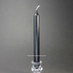 24cm Black Stearin Classic Dinner Candles